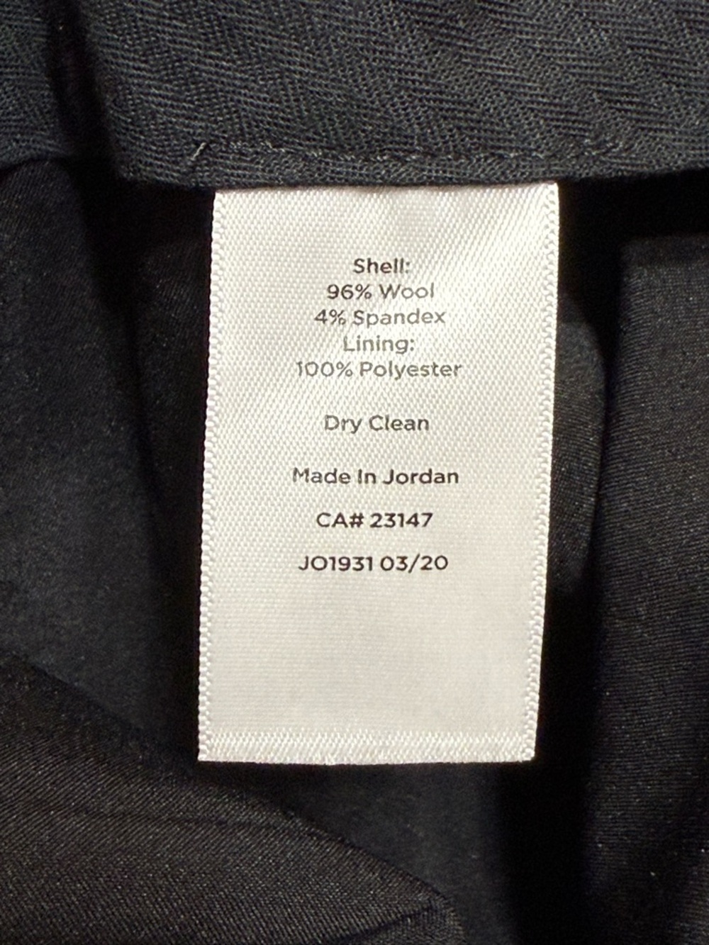 NWT Talbots Black Slim Leg Italian Woven Dress Pants Size 2P - Picture 6 of 7